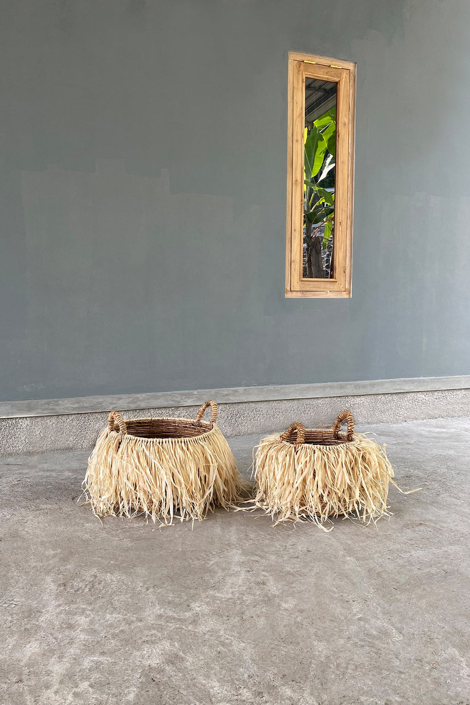 The Raffia Basket - L