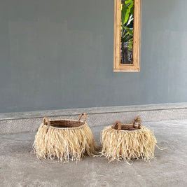 The Raffia Basket - L