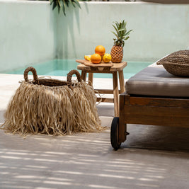 The Raffia Basket - L