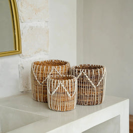 The Macra-mazing Basket - Natural White - M