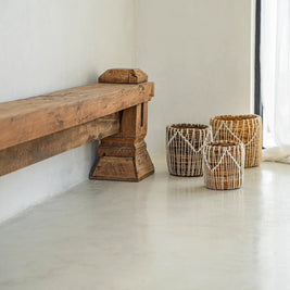 The Macra-mazing Basket - Natural White - M