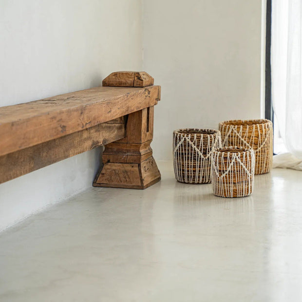 The Macra-mazing Basket - Natural White - S
