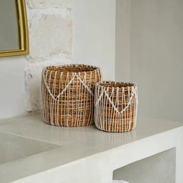 The Macra-mazing Basket - Natural White - S