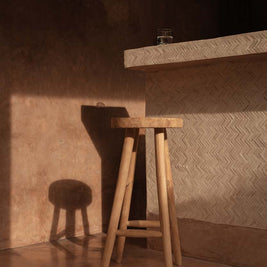The Kedut Bar Stool - Natural