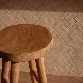 The Kedut Bar Stool - Natural