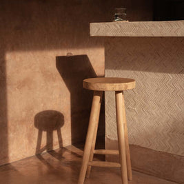 The Kedut Bar Stool - Natural