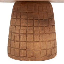 The Checked Cake Dish - Natural