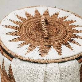 The Banana Stitched Laundry Baskets - L