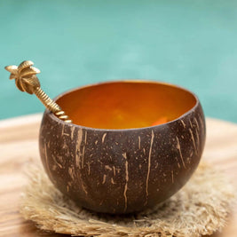 The Coco Food Bowl - Natural Gold