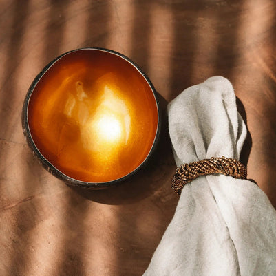 The Coco Food Bowl - Natural Gold
