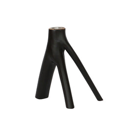 The Triple Twig Candle Holder - Black