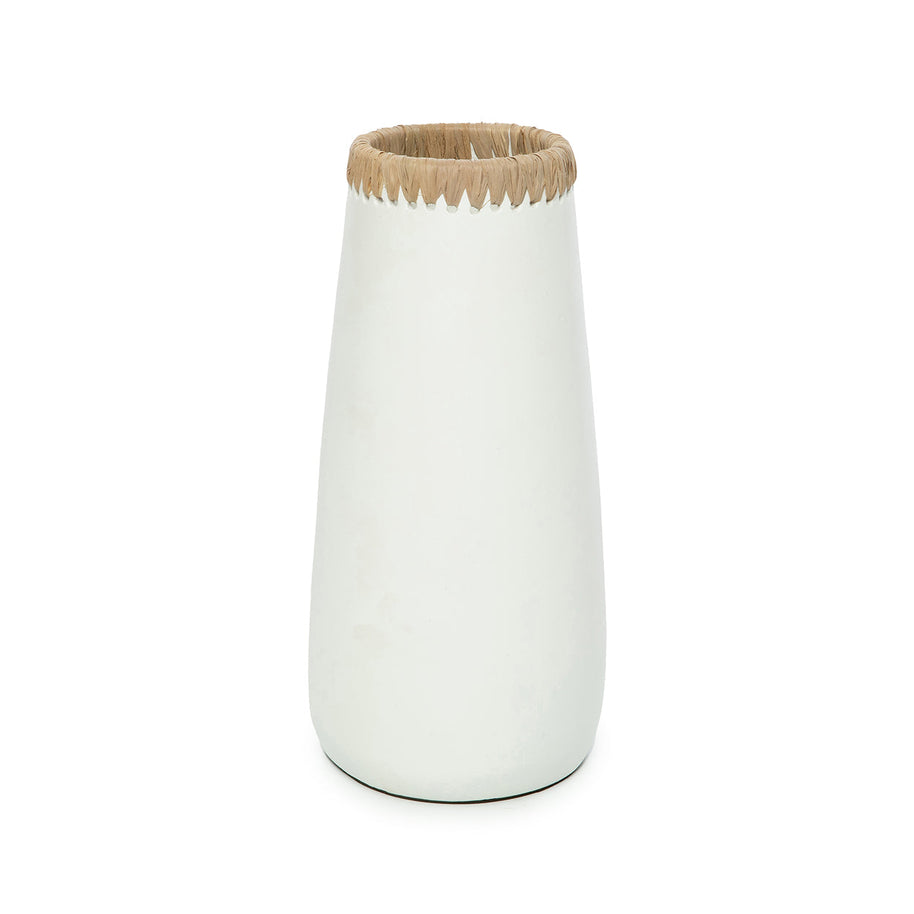 The Sneaky Vase - White Natural - L