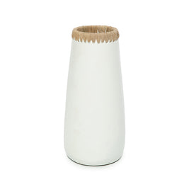 The Sneaky Vase - White Natural - L
