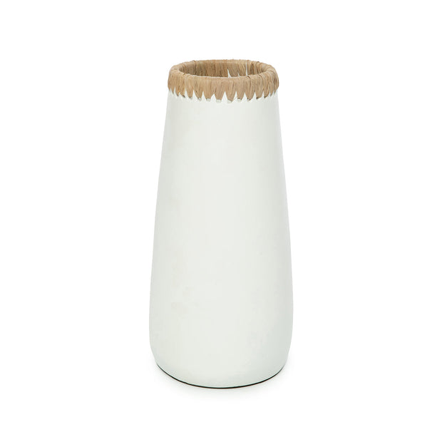 The Sneaky Vase - White Natural - L