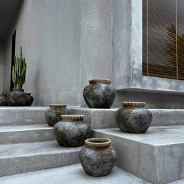The Styly Vase - Antique Grey - L