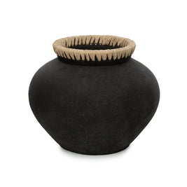 The Styly Vase - Black Natural - L