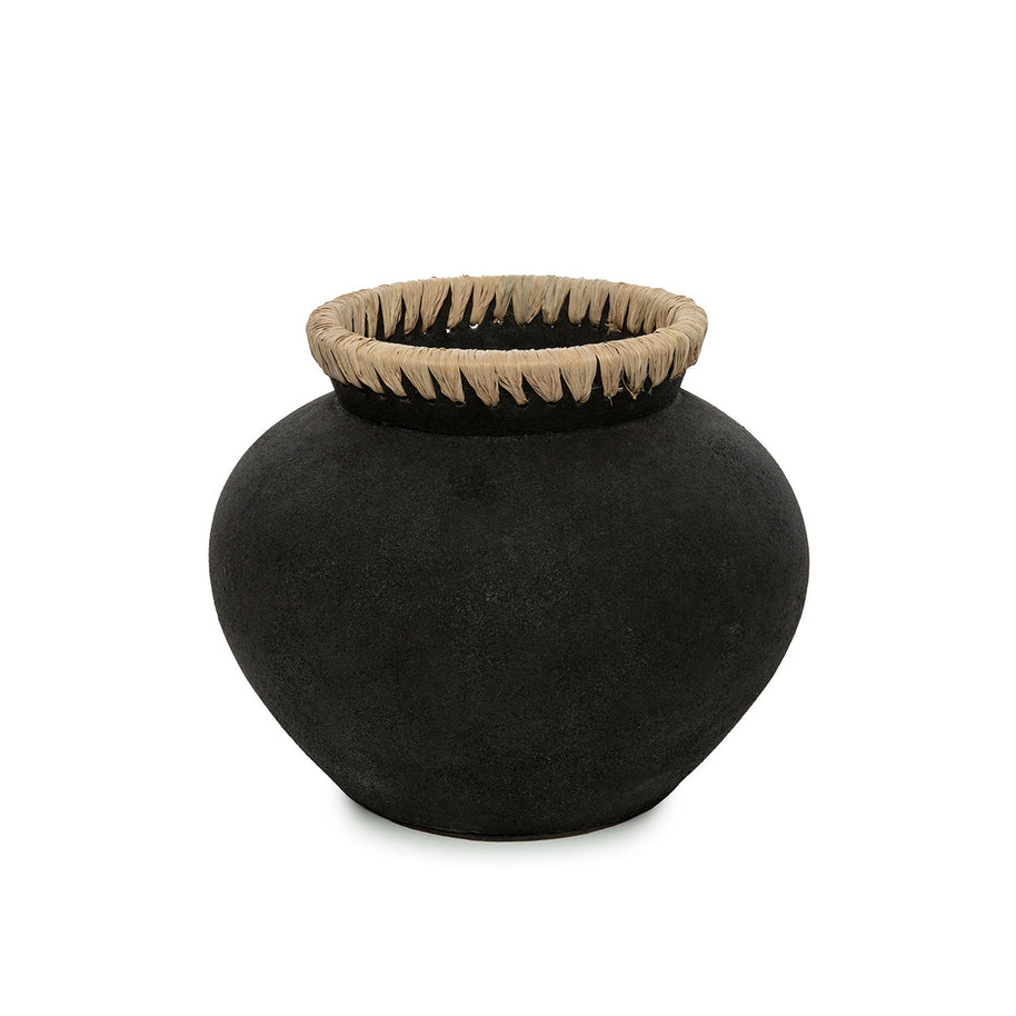 The Styly Vase - Black Natural - M