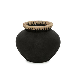 The Styly Vase - Black Natural - M