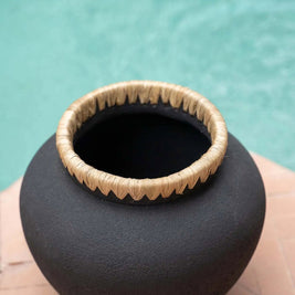 The Styly Vase - Black Natural - M