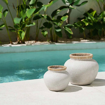 The Styly Vase - Natural Concrete - L