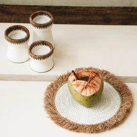 The Pretty Candle Holder - White Natural - S