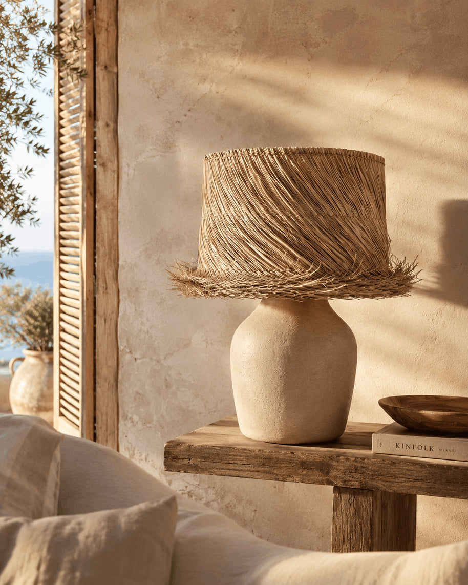 The Pandan Table Lampshade - Natural
