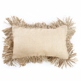 The Jute Bonita Cushion Cover - Natural - 30 x 50 cm