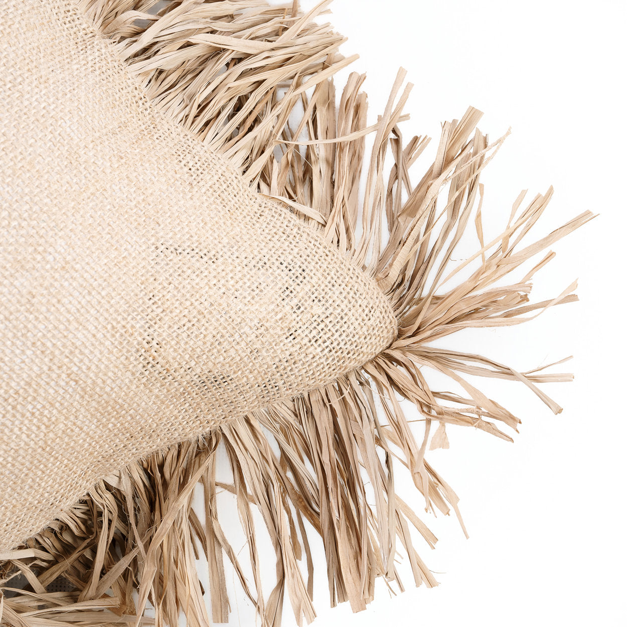 The Jute Bonita Cushion Cover - Natural - 30 x 50 cm