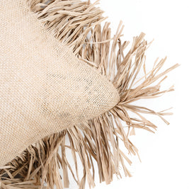 The Jute Bonita Cushion Cover - Natural - 30 x 50 cm