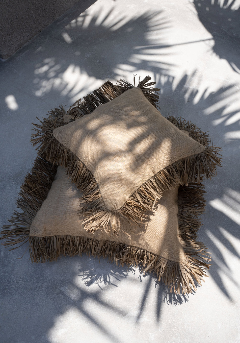 Jute Bonita Cushion Cover - Natural - 40 x 40 cm