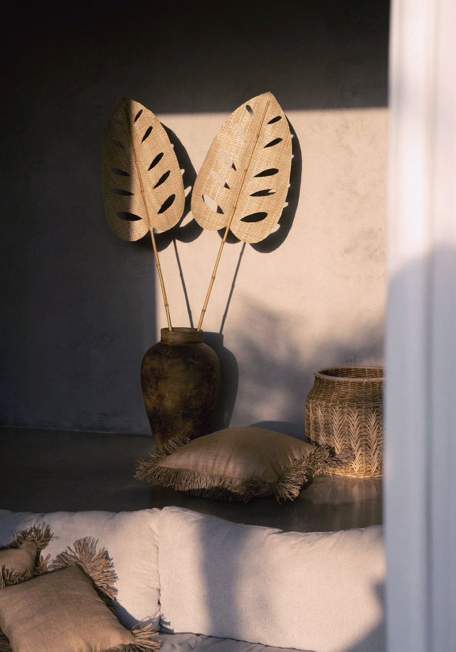 Jute Bonita Cushion Cover - Natural - 40 x 40 cm