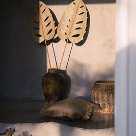 Jute Bonita Cushion Cover - Natural - 40 x 40 cm