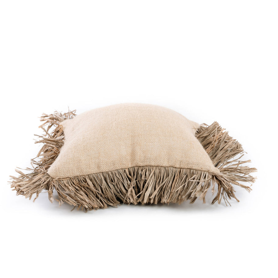 Jute Bonita Cushion Cover - Natural - 40 x 40 cm