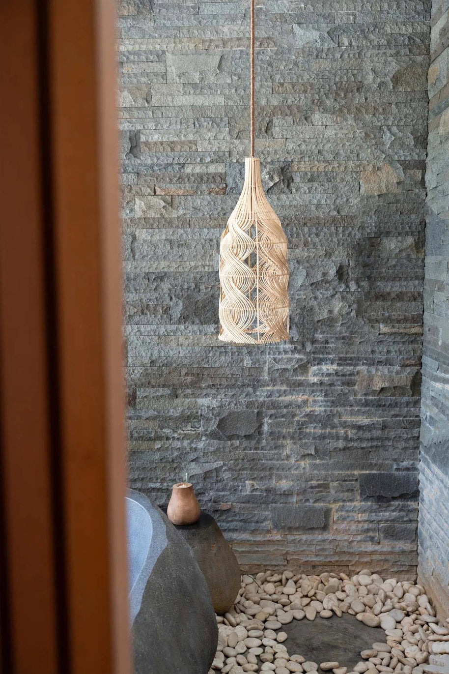 The Garaffa Pendant - Natural - Large