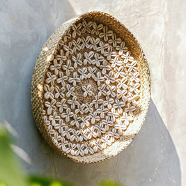 The Costa Shell Plate - Natural White - M