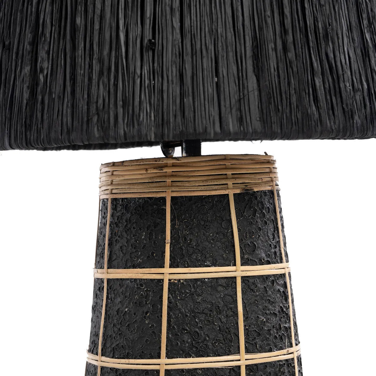 The Naxos Table Lamp - Black/Natural