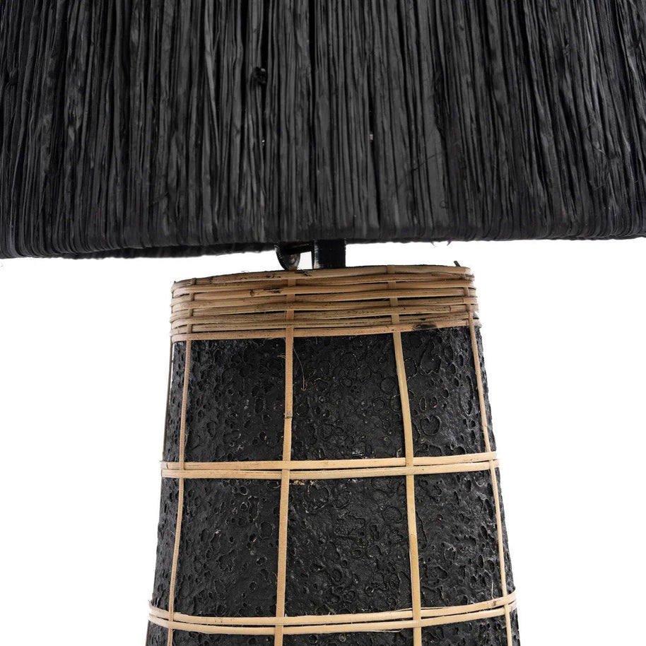 The Naxos Table Lamp - Black/Natural