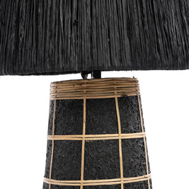 The Naxos Table Lamp - Black/Natural