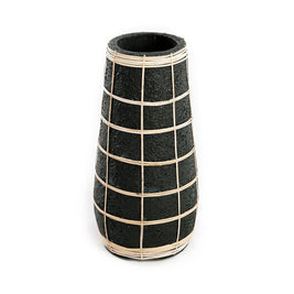 The Cutie Vase - Black Natural - L