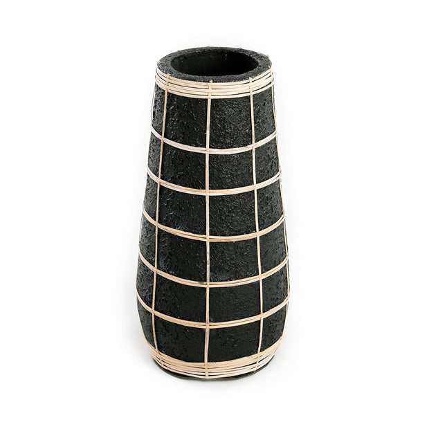 The Cutie Vase - Black Natural - L