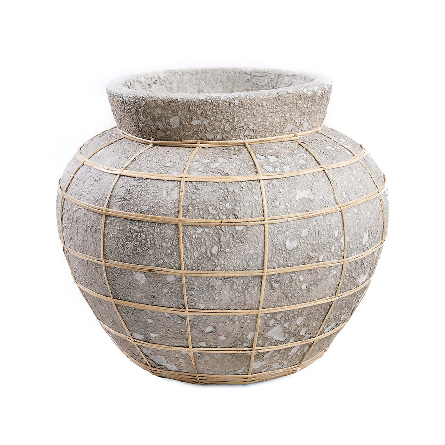 The Belly Vase - Natural Concrete - L