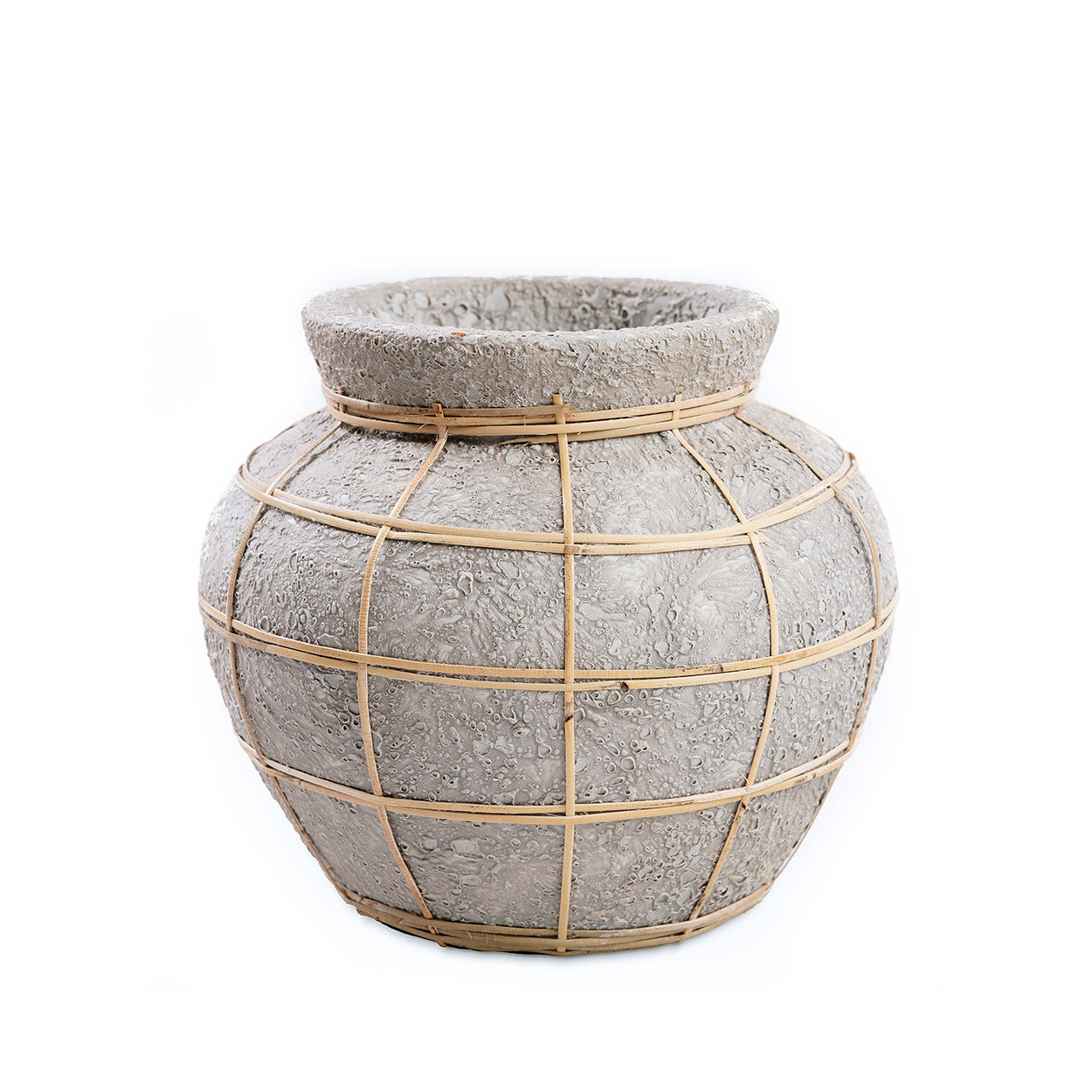 The Belly Vase - Natural Concrete - M