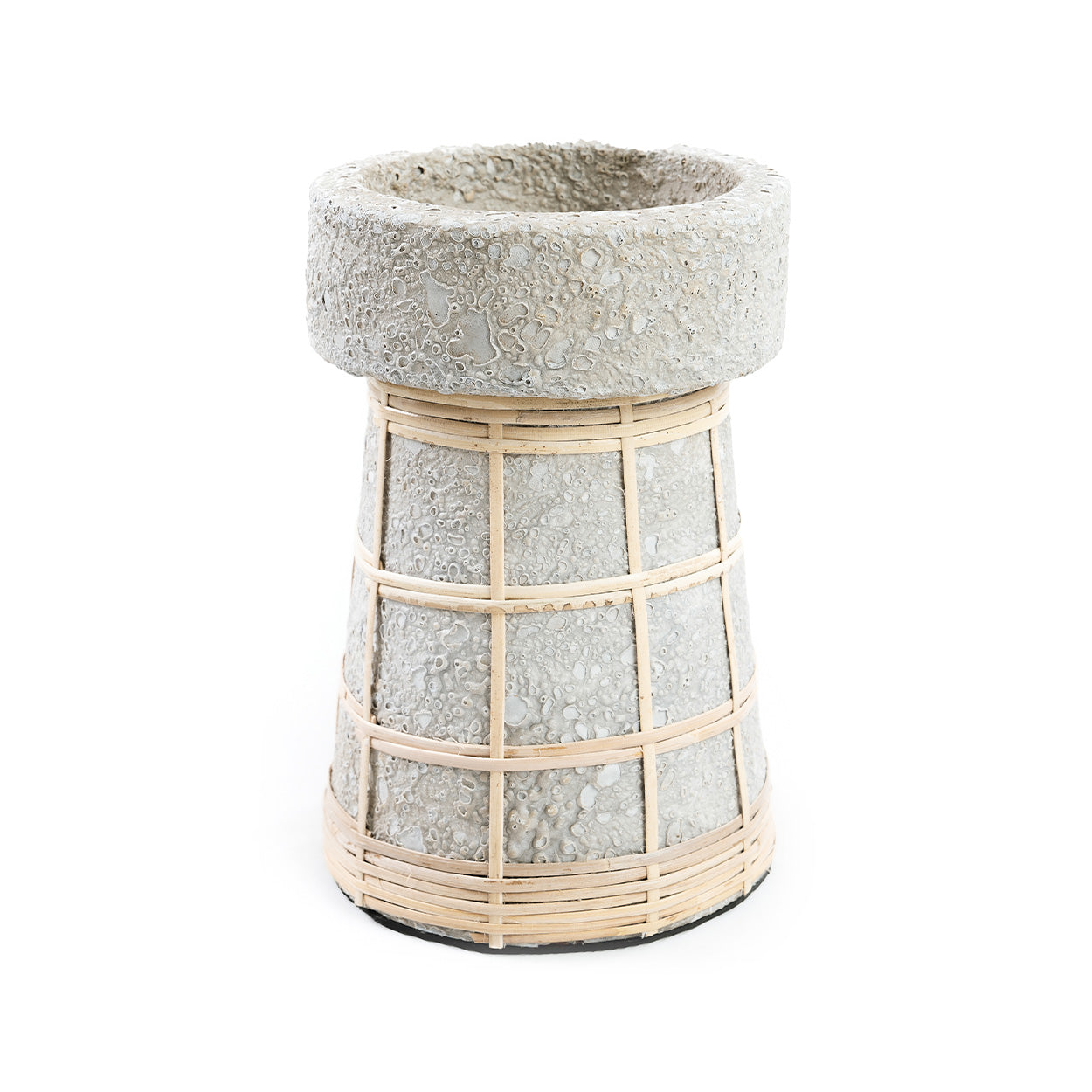 The Serene Candle Holder - Natural Concrete - Large