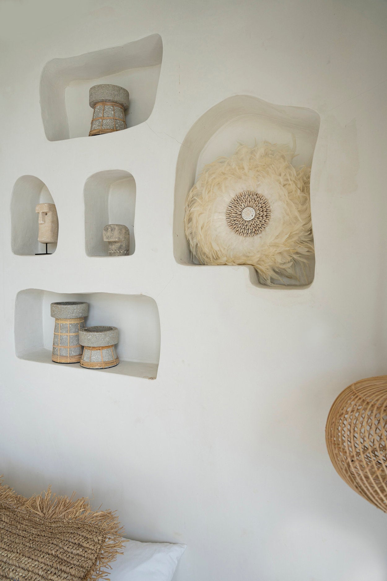 The Serene Candle Holder - Natural Concrete - Large