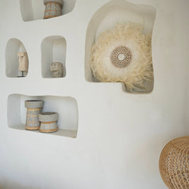 The Serene Candle Holder - Natural Concrete - Large