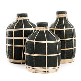 The Whoopy Vase - Black/Natural - L