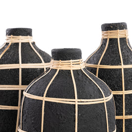 The Whoopy Vase - Black/Natural - L