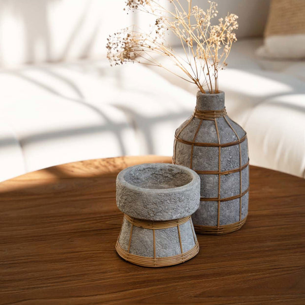 The Whoopy Vase - Concrete Natural - L