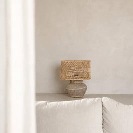 The Kythira Table Lamp - Natural Concrete