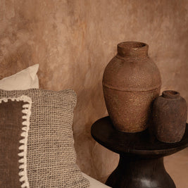 The Clay Echo Vase - Burgundy - Small